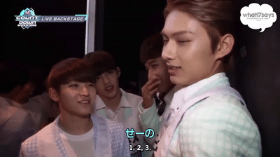 Seventeen funny moments #12: Jun's sexy expression on Make a GIF