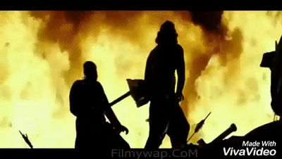 Bahubali 2 - Kattappa killing Bahubali scene on Make a GIF