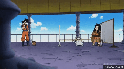 Future Trunks Attacks Goku English Dub On Make A Gif Future Trunks Attacks Goku English Dub On Make A Gif
