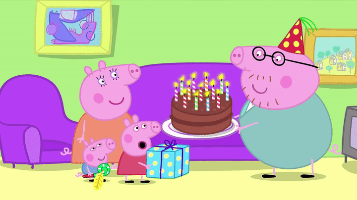 Peppa Pig - Daddy Pig's Birthday (50 episode / 2 season) [HD] on Make a GIF