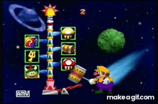 Mario Party 2】MISS and DRAW movies【Nintendo64】 on Make a GIF