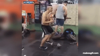STUPID PEOPLE IN GYM FAIL COMPILATION || 43 Funniest Workout Fails Ever on  Make a GIF
