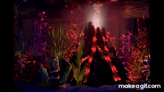 Finding Nemo Fish Tank Volcano Scene
