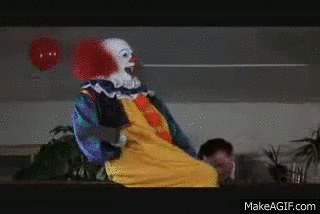 Pennywise The Dancing Clown On Make A Gif The gif also pictured captures her mood tbh. pennywise the dancing clown on make a gif