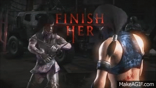 Mileena Fatality I - Ultimate Mortal Kombat 3 (GIF)