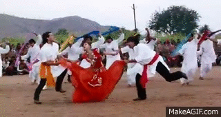Karan Arjun - Bhangra Pale Aaja Aaja HD 1280 x 680 on Make a GIF