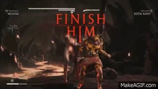 Mortal Kombat Fatality Finish Him GIF