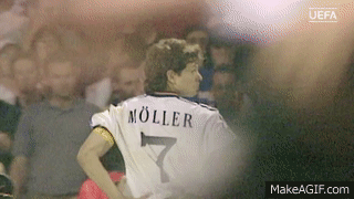 Andreas Moller Euro 96 Celebration on Make a GIF