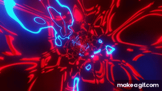 VJ LOOP NEON Red Blue Tunnel Abstract Background Video Simple Light Pattern  Free 4k Screensaver on Make a GIF