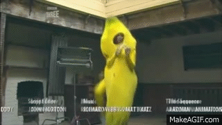 funny banana gif