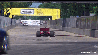 Indycar 18 Detroit Pace Car Crashes Before Race Starts On Make A Gif