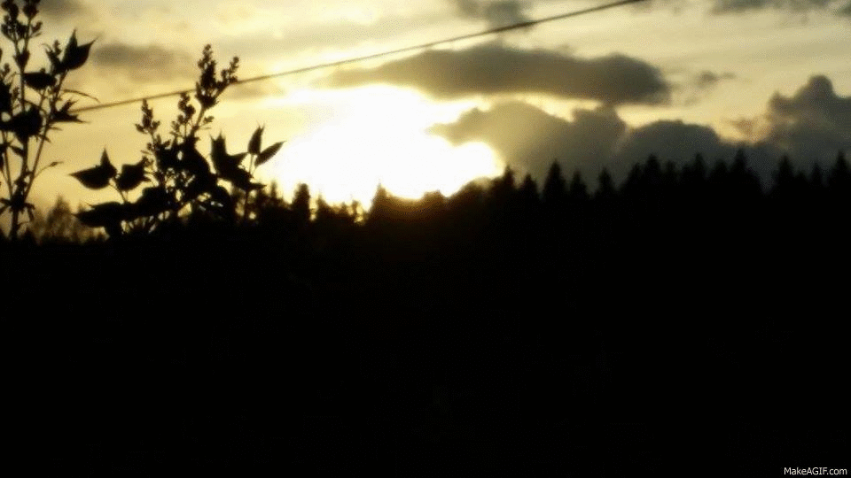 Burning sunset on Make a GIF