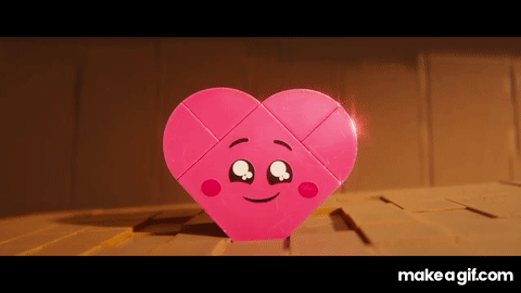 The LEGO Movie 2: The Second Part Heart Bomb on Make a GIF