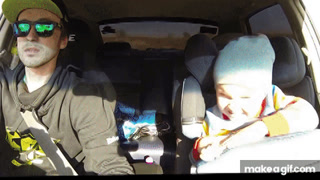 Father and Son Hilarious Car Drifting on Make a GIF