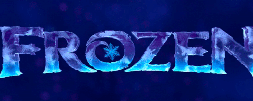 Image result for frozen title gif
