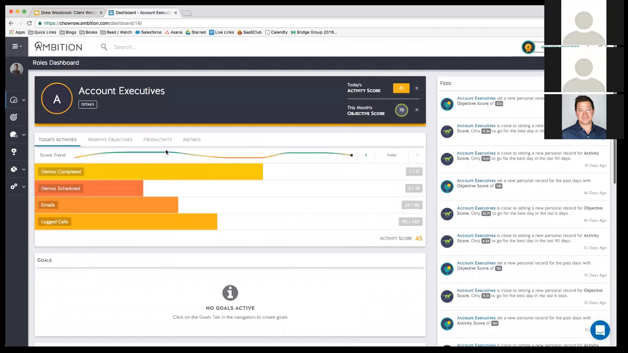 target driven sales environment