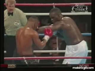 Mike Tyson vs Buster Douglas Highlights Legendary Night on Make a GIF