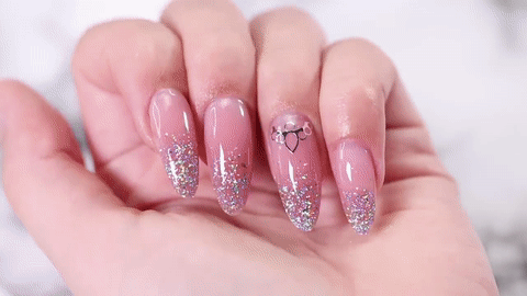 Easy PolyGel Nails Using Dual Forms! on Make a GIF