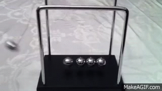 Newton's Cradle - Incredible Science on Make a GIF