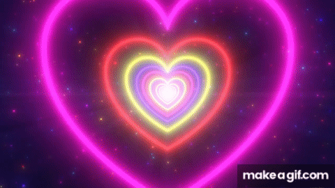 neon heart sign gif