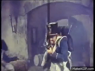 Davy Crockett King of the Wild Frontier - Alamo Battle Scene ...