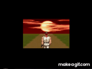Street Fighter 2 (1992) [SNES] Ryu Ending on Make a GIF