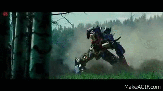 transformers forest fight