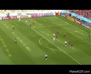 1-0 Goal Philip Lahm - Germany vs Costa Rica