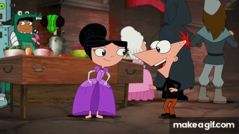 Isabella Phineas And Ferb Gif