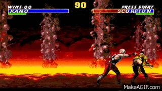 Kano Fatality II - Mortal Kombat 3 (GIF)