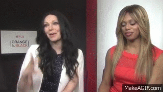 Orange Is The New Black cast on sex-scene injuries on Make a GIF