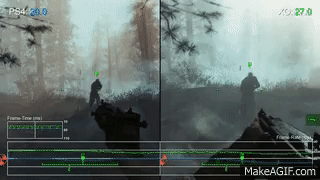 Fallout 4 Far Harbor Dlc Ps4 Vs Xbox One Gameplay Frame Rate Test On Make A Gif