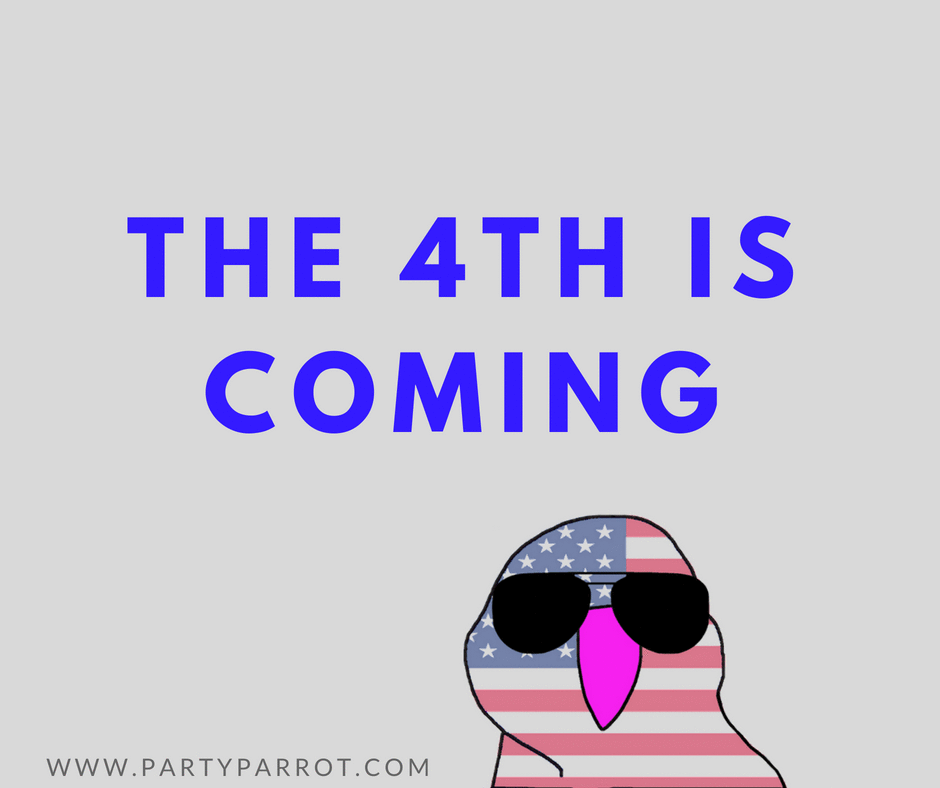 Party Parrot 4th of July Sale on Make a GIF