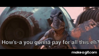 Credits Will Do Fine: Watto And Qui-Gon Jinn - Most Memorable Quotes From  Star Wars on Make a GIF