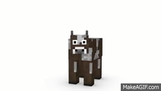 Dancing Cow [Minecraft Animation] on Make a GIF