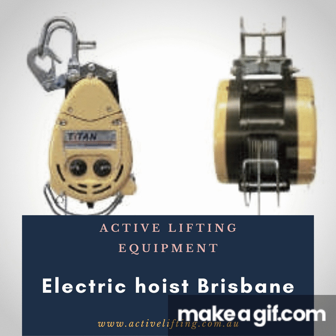 Electric hoist Brisbane on Make a GIF