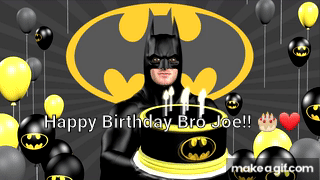 Batman says Happy Birthday to you with ASL on Make a GIF
