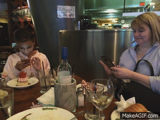 Dinner with Friends (and their cell phones)