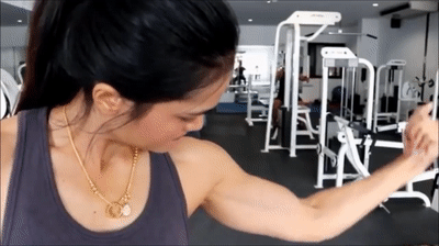 Girl Flexing Biceps Compilation Instagram 2 on Make a GIF