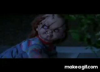 Middle finger* (Bride of Chucky) on Make a GIF