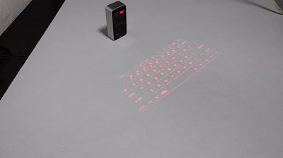 TECLADO LASER proyector virtual bluetooth usb - TIENDA Oi