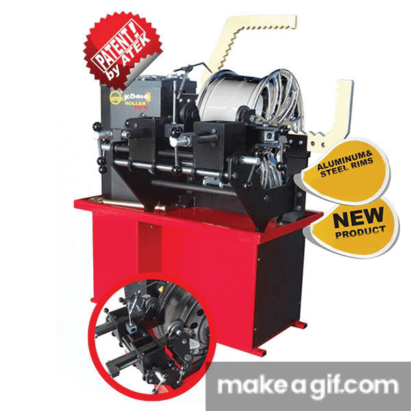 Wheel repair machine on Make a GIF