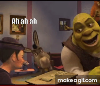 Shrek Burro insoportable on Make a GIF