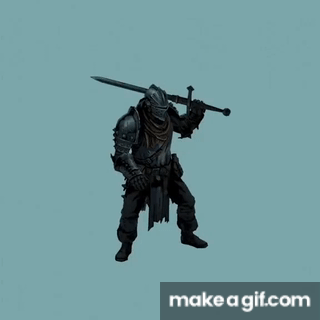 Dancing paladin on Make a GIF