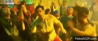 Salman Khan saat samundar paar desi dance kick 2014 on Make a GIF