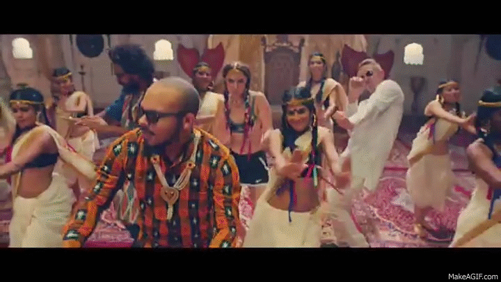 Major Lazer Dj Snake Lean On Feat Mo Official Music Video On Make A Gif