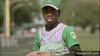 Kekambas Youth Dewayne Warren Jarius 'G-Baby' Jerseys Evans 1 Hardball Movie Kids Baseball Jersey Stitched
