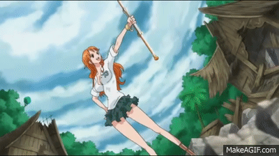 One Piece Funny - Nami Gets a New Weapon and Disappear When Usopp