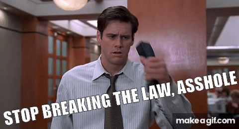 Liar Liar Movie Quote Stop Breaking The Law On Make A Gif