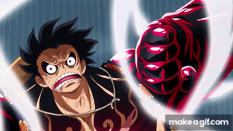 One Piece Luffy Gear 4 Bounce Man 4k 2160p On Make A Gif